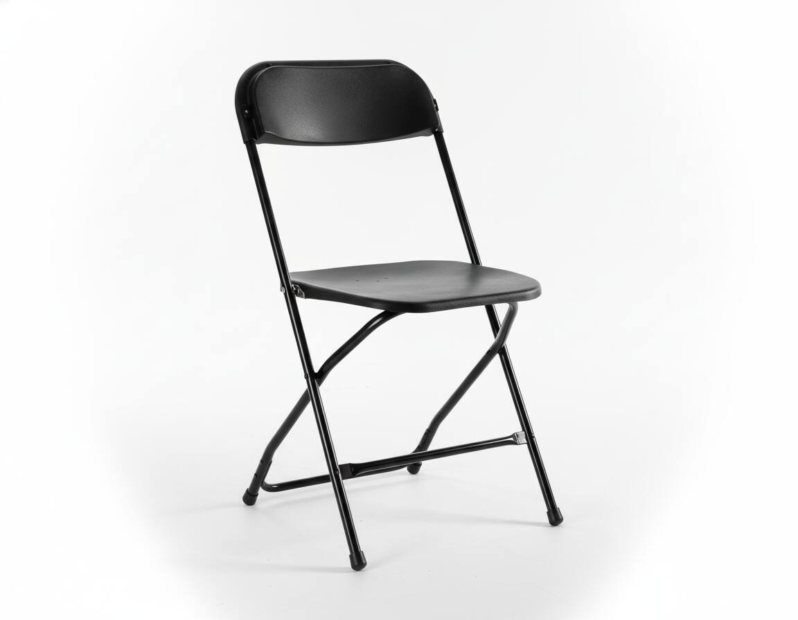 Front. AOITUN - Folding Chair 6 Pack Plastic Foldable for Dorm Room, Quality Seating for Daily Use, Ideal for Events & Gatherings - Black.