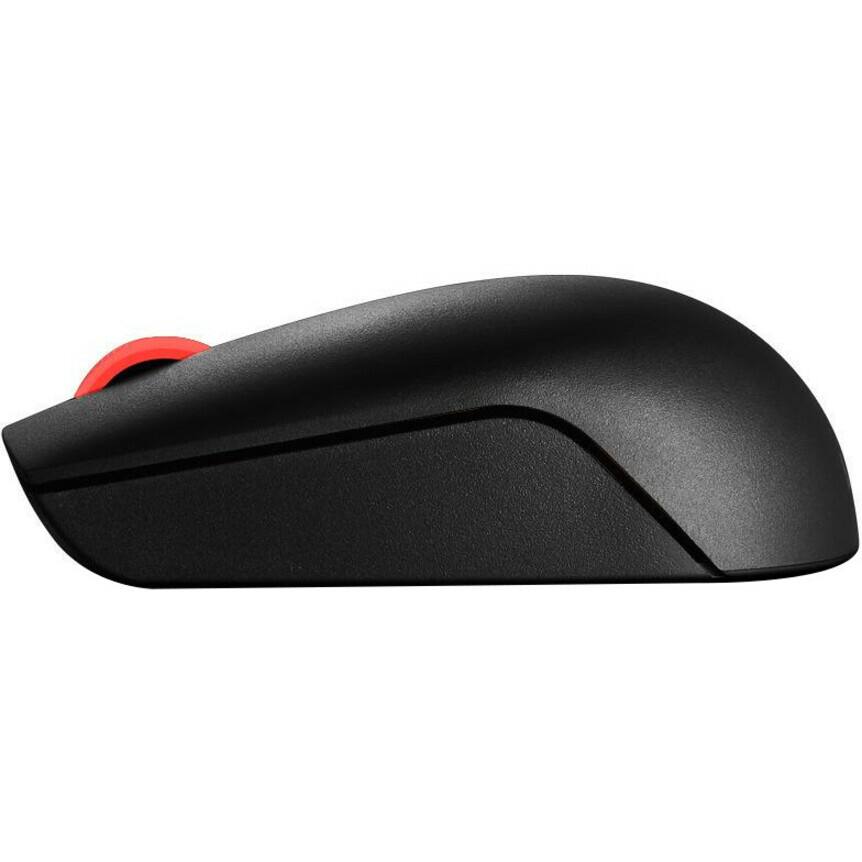 Alt View 2. Lenovo - Lenovo Essential Compact Wireless Mouse Black - Ambidextrous design - Radio Frequency - 2.4 GHz Wireless via Nano USB - Black.