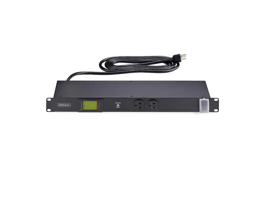 StarTech.com StarTech 12NM8 RACK MOUNT PDU 12 Outlet 1U Metered PDU w ...