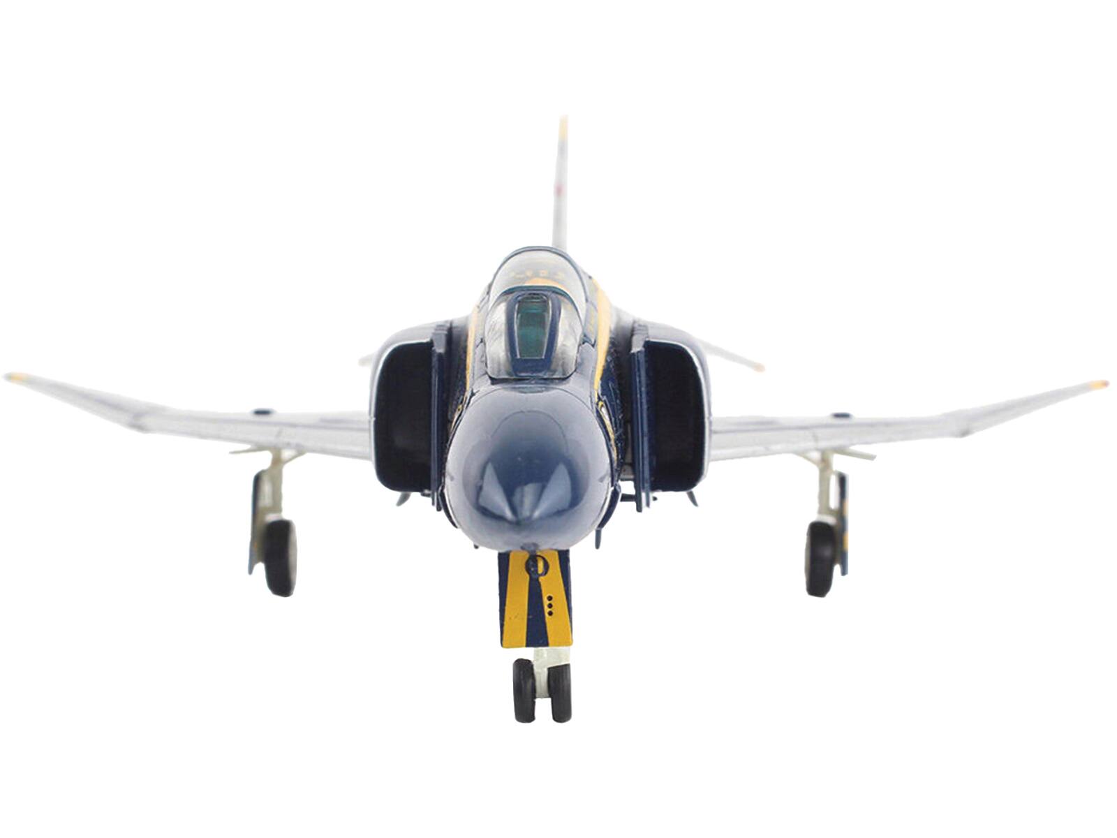 Alt View 1. Hobby Master - McDonnell Douglas F-4J Phantom II "Blue Angels Cdr. Harley Hall 1970-1971" US Navy 1/72 Diecast Model by Hobby Master - Blue.