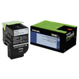 Lexmark - 70C10K0 1,000 Page-Yield Return Program Toner - Black