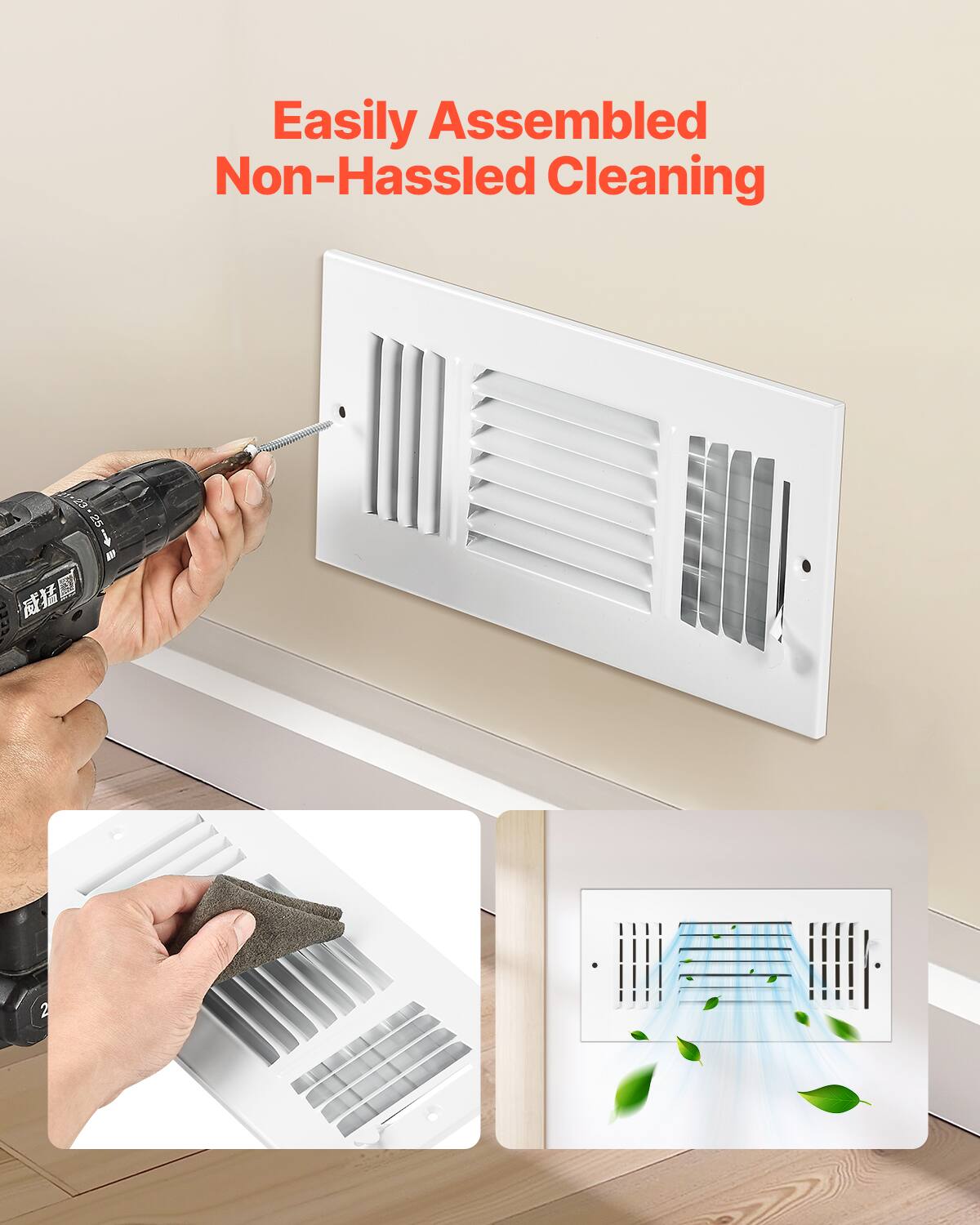 Easily Assembled Non-Hassled Cleaning