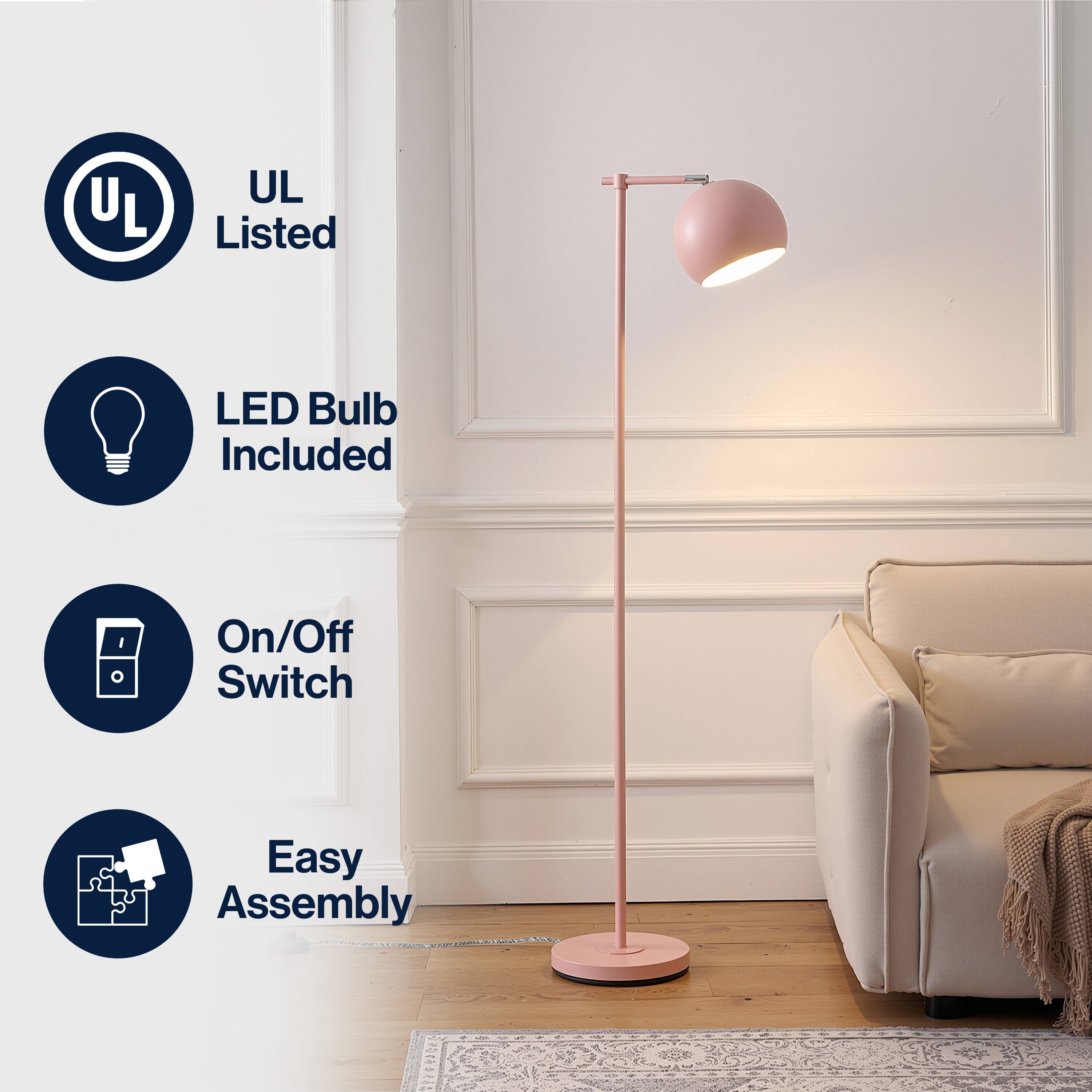 UL Listed  
LED Bulb Included  
On/Off Switch  
Easy Assembly