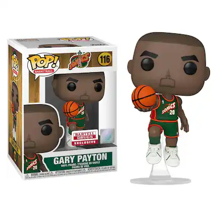 **POP! Basketball 116**
**Gary Payton**
**Vinyl Figure / Figurine en Vinyle / Figura de Vinilo / Figura de Vinil**
**Bartell Drugs Exclusive**
**Warning: Choking Hazard - Small parts. Not for children under 3 years.**
**Attention: Danger - Petite pièce. Ne convient pas aux enfants de moins de 3 ans.**
**Advertencia: Peligro - Piezas pequeñas. No es adecuado para niños menores de 3 años.**
**Parte Nord**