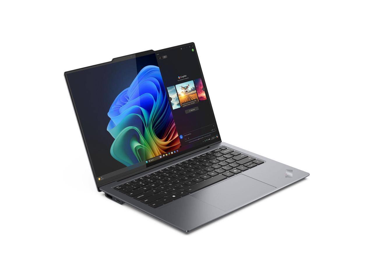 Alt View 7. Lenovo - Lenovo ThinkPad X9 14 Gen 1 14.0" Touch Screen Intel Core Ultra 7 258V 32GB Memory 1TB SSD Windows 11 Pro 21QA0005US - Grey.