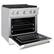 Alt View 1. ZLINE - ZLINE 30" Paramount Dual Fuel Range with 4 Burners and Convection Oven (SDR-WM-30) - Black Matte.