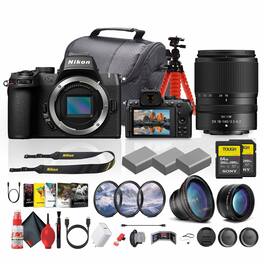 Nikon - Z50 II Lightweight Mirrorless Camera with 18-140mm f/3.5-6.3 Lens Kit - Bundle