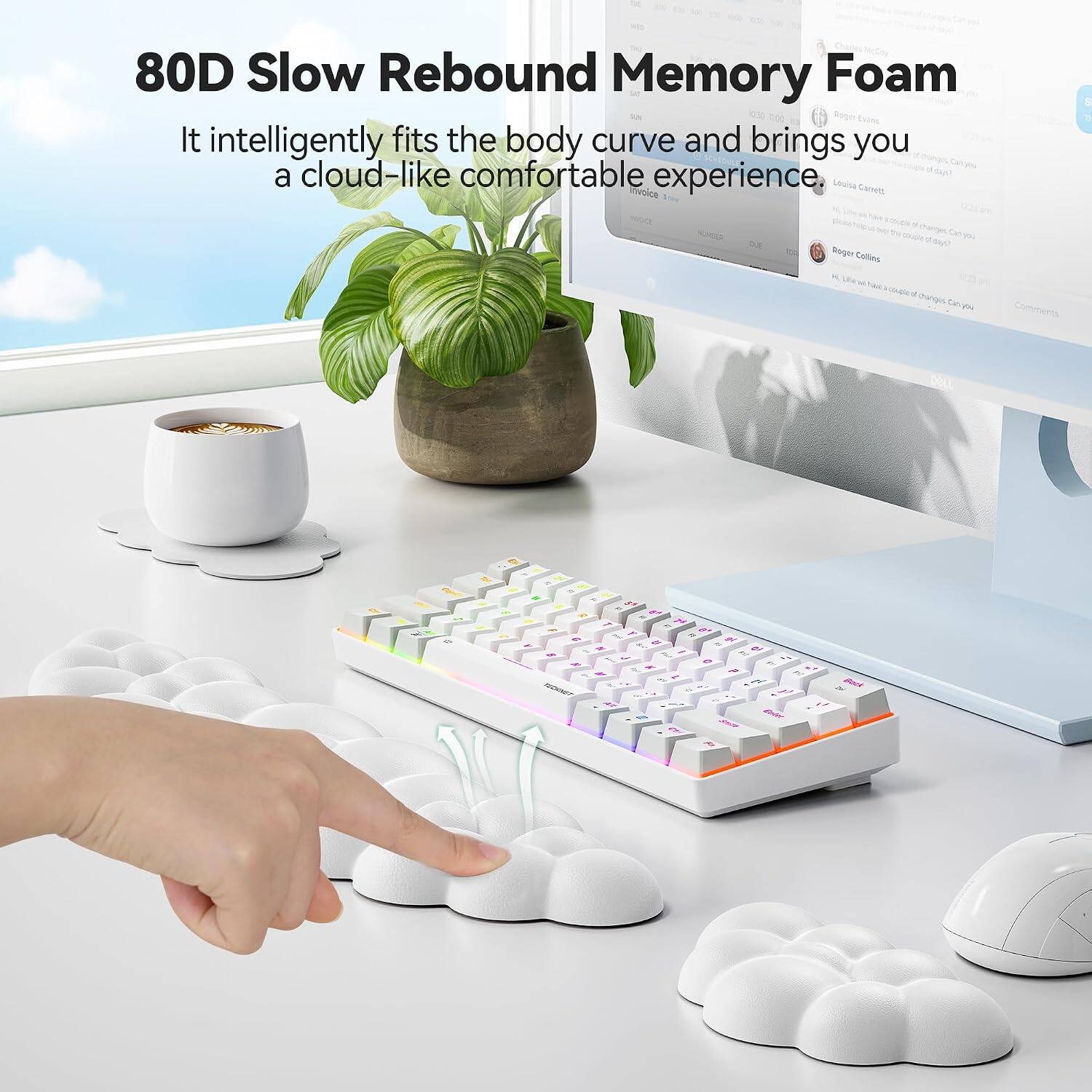 80D Slow Rebound Memory Foam  
It intelligently fits the body curve and brings you a cloud-like comfortable experience.  

Louisa Connett invoice  
Roger Collins  

the  
a  
x F $  
0 E 0%  
3 T x pe t - and G 26. F 2 of 7 8 CAY  
#1  
g) n' in  n Keter  
V. Beek