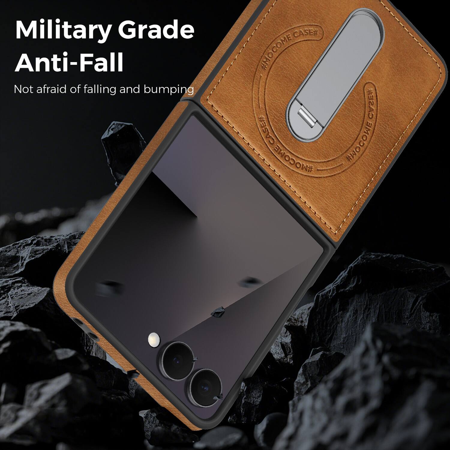 Military Grade Anti-Fall  
Not afraid of falling and bumping  
CASE# #MOCOME CASE# #WOCOWE