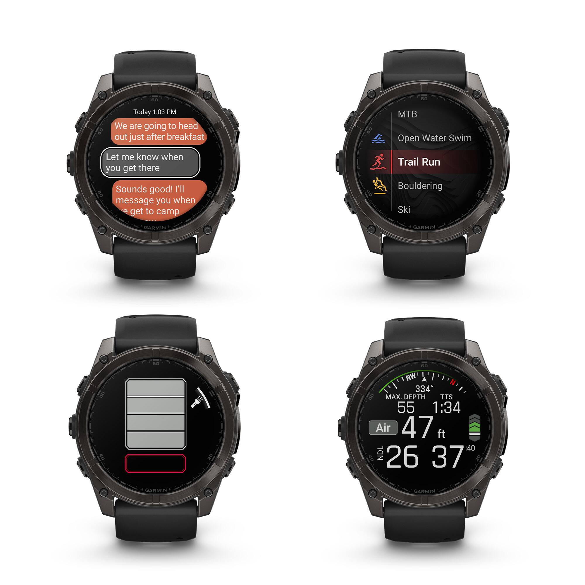 Bundle Garmin Fenix 8 51mm Sapphire GPS Watch with Z30 Rangefinder