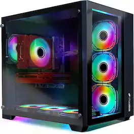STGAubron - Gaming Desktop PC, Intel Core i7-10700KF up to 5.1GHz, GeForce RTX 3060 12G, 16G DDR4, 1T SSD, WiFi 6, Win11H - Black
