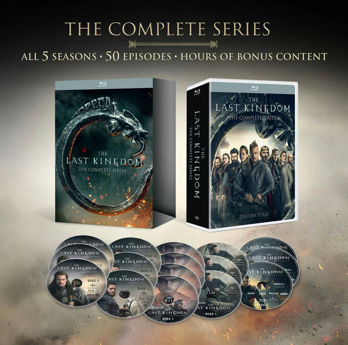 Back. The Last Kingdom: The Complete Series (Box Set) [Blu-ray].