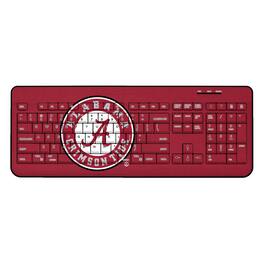 Keyscaper - Alabama Crimson Tide Alternate Logo Solid Design Wireless Keyboard - Multicolor