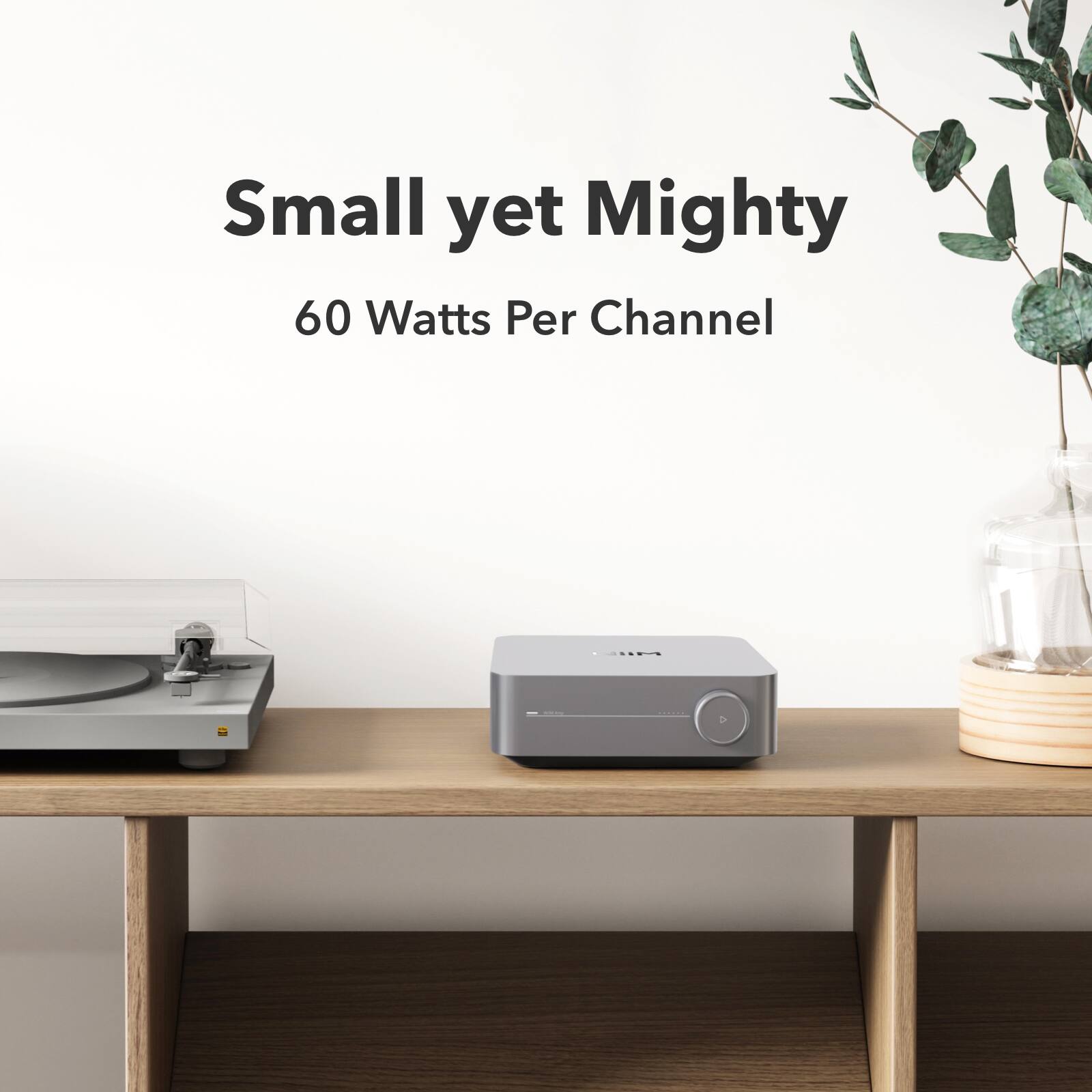 Small yet Mighty  
60 Watts Per Channel