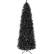 Front. Best Choice Products - Best Choice Products 12ft Black Artificial Holiday Christmas Pencil Tree w/ 1,800 Tips, Metal Base - Black.