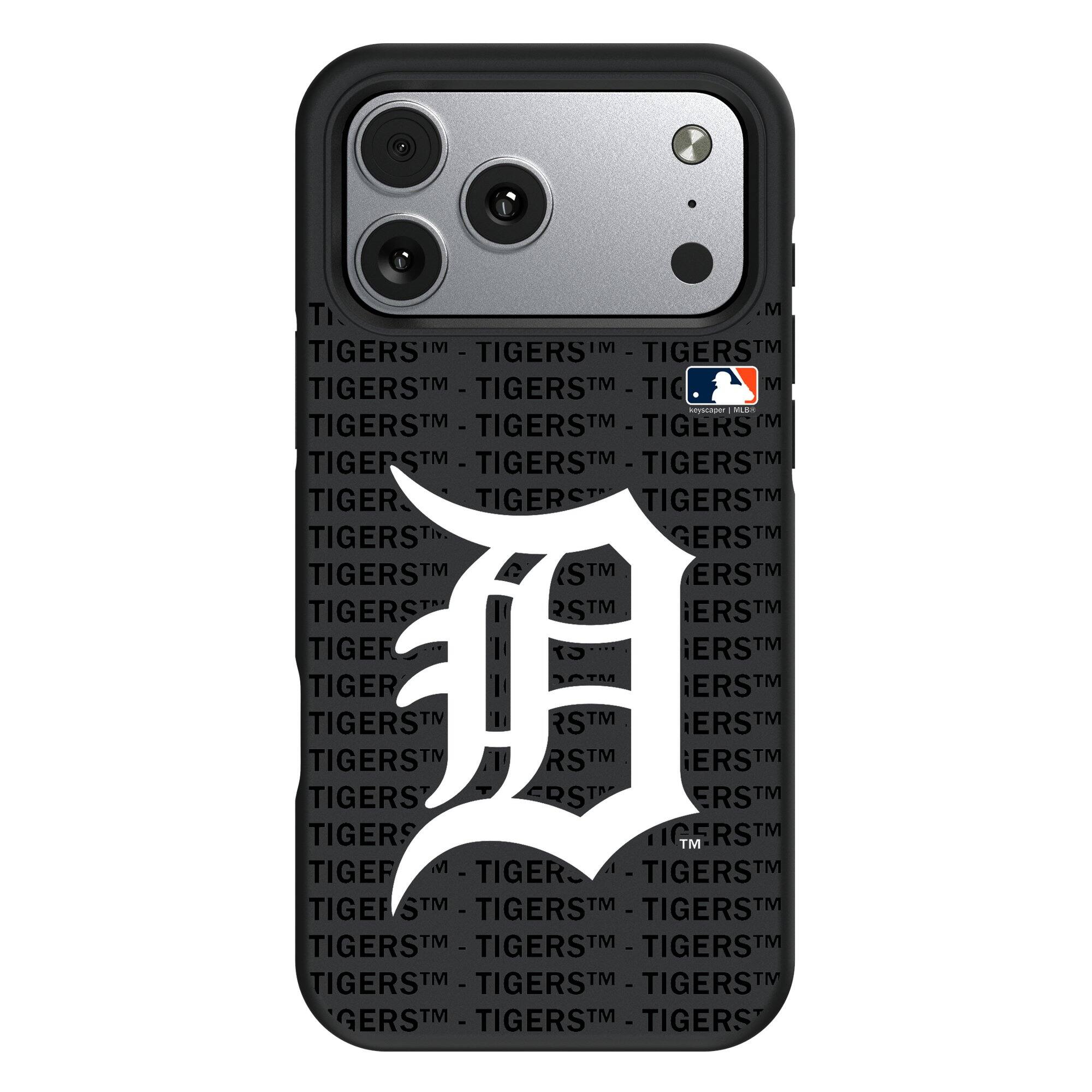 Keyscaper - MLB - Detroit Tigers Personalized Bump Case with 8.2ft Drop Protection - 15 - Multicolor