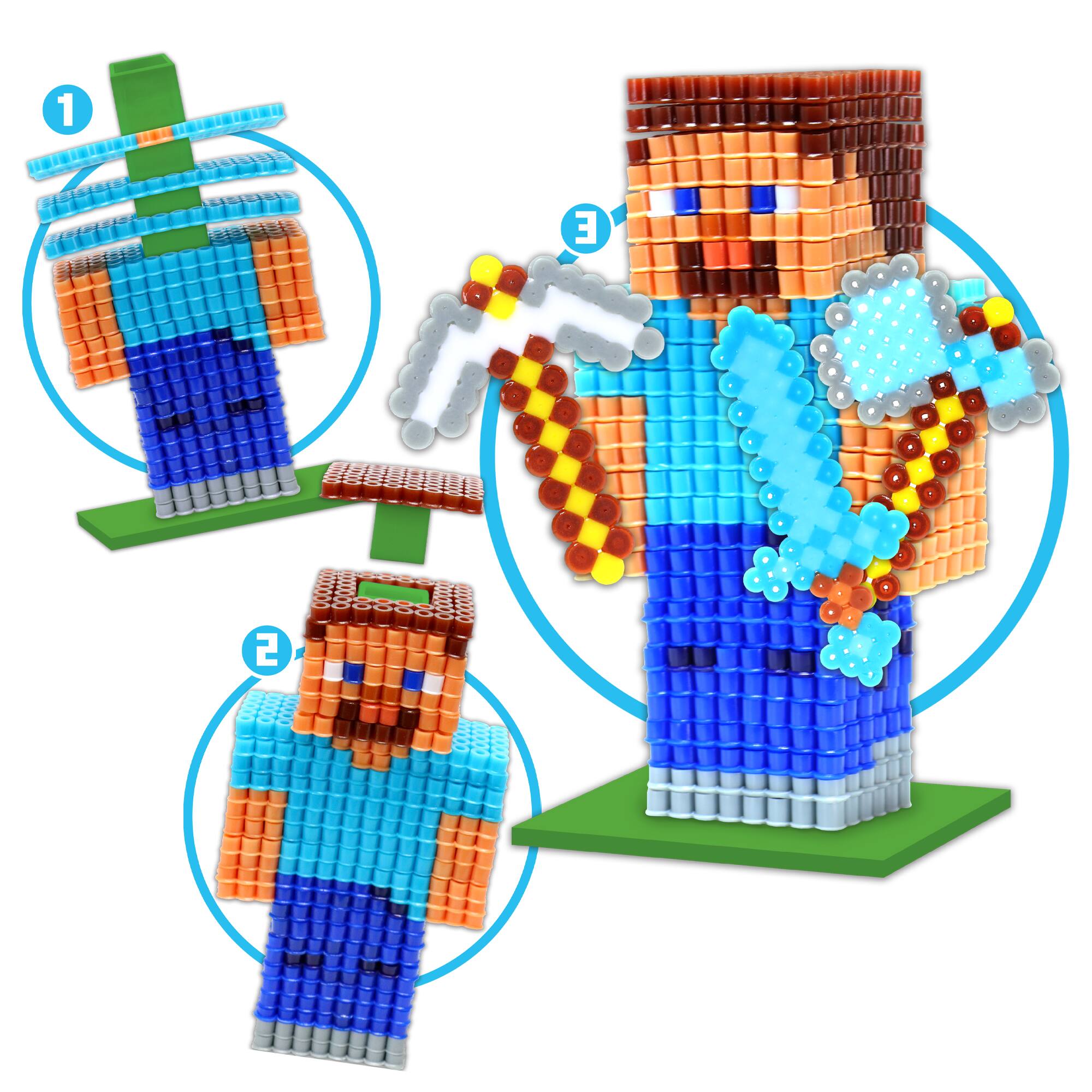 Alt View 4. Tara Toys - 3-In-1 Activity Set: Minecraft.