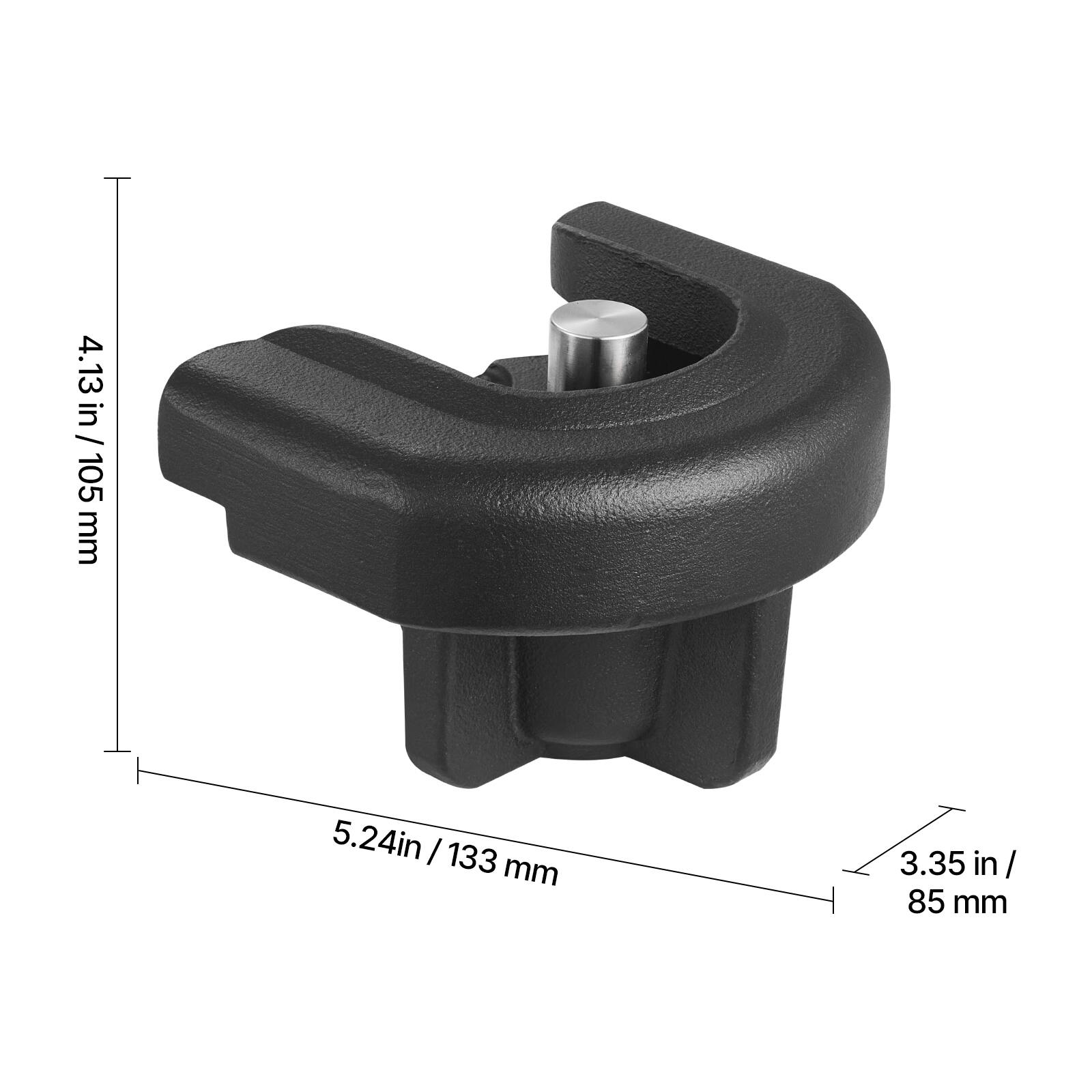 4.13 in / 105 mm  
5.24 in / 133 mm  
3.35 in / 85 mm