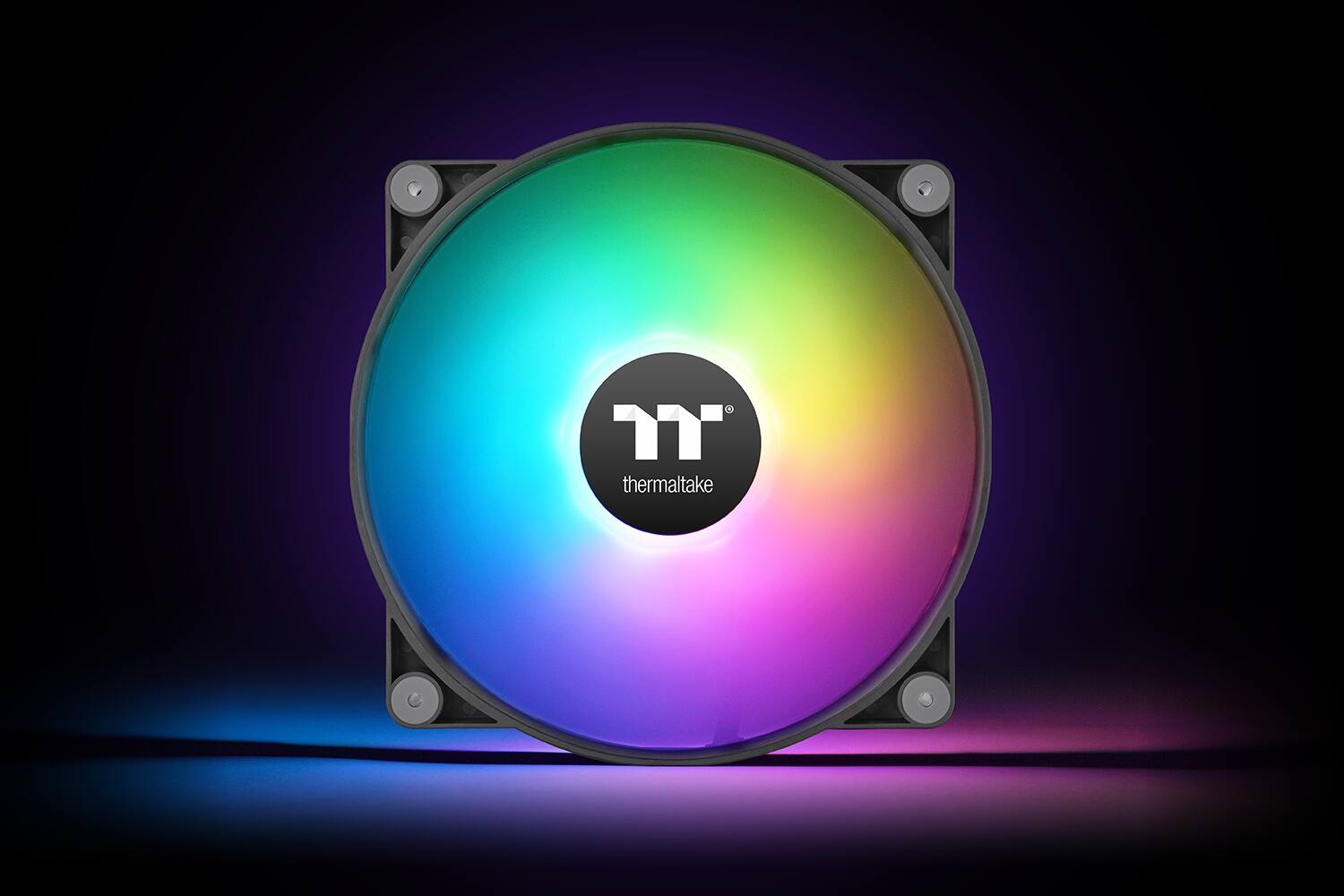 Alt View 11. Thermaltake - CT200 ARGB PWM 200mm Computer Case Fan with Hydraulic Bearing (Single Pack) - Black.