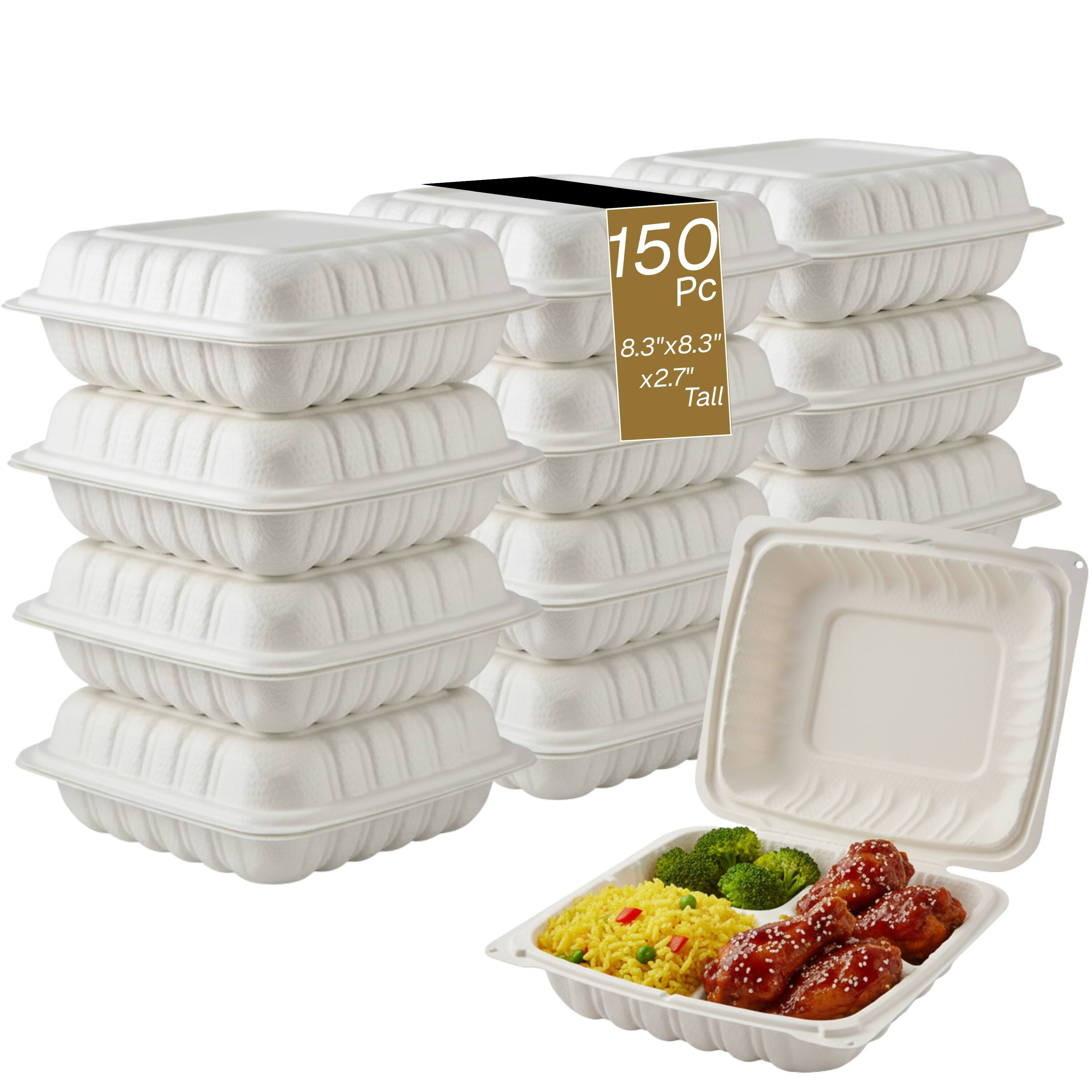 150 Pc 8.3"x8.3" x2.7" Tall