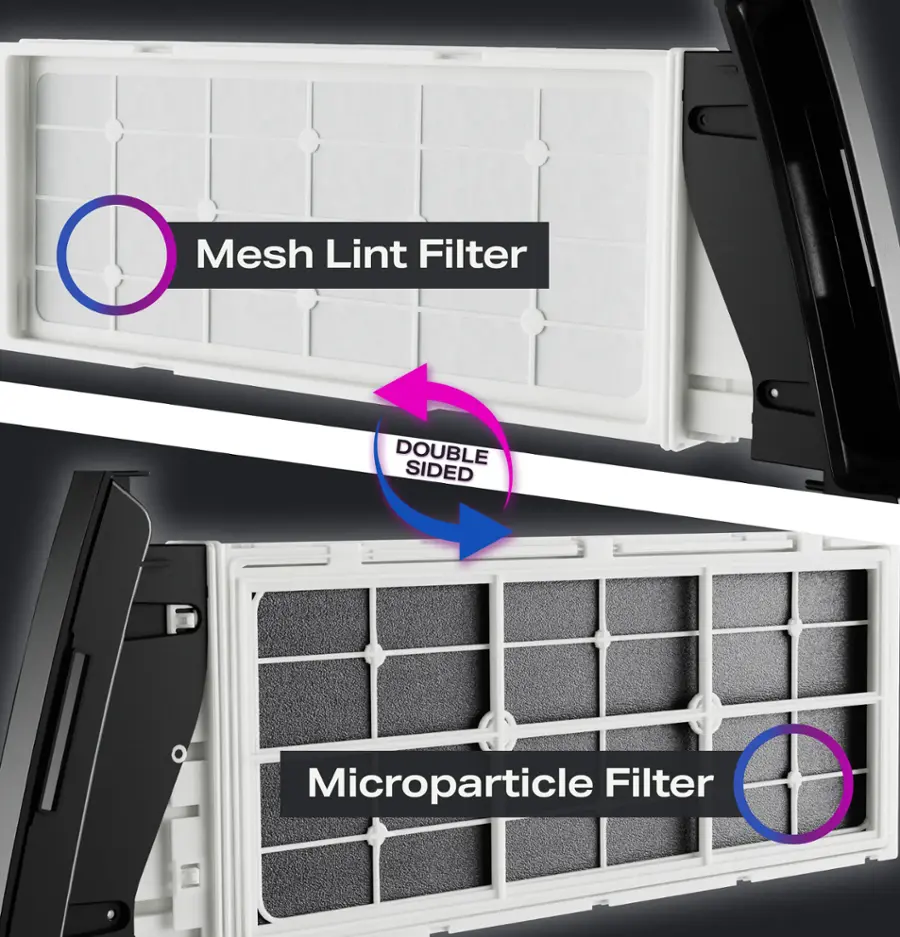 Mesh Lint Filter Double Sided Microparticle Filter