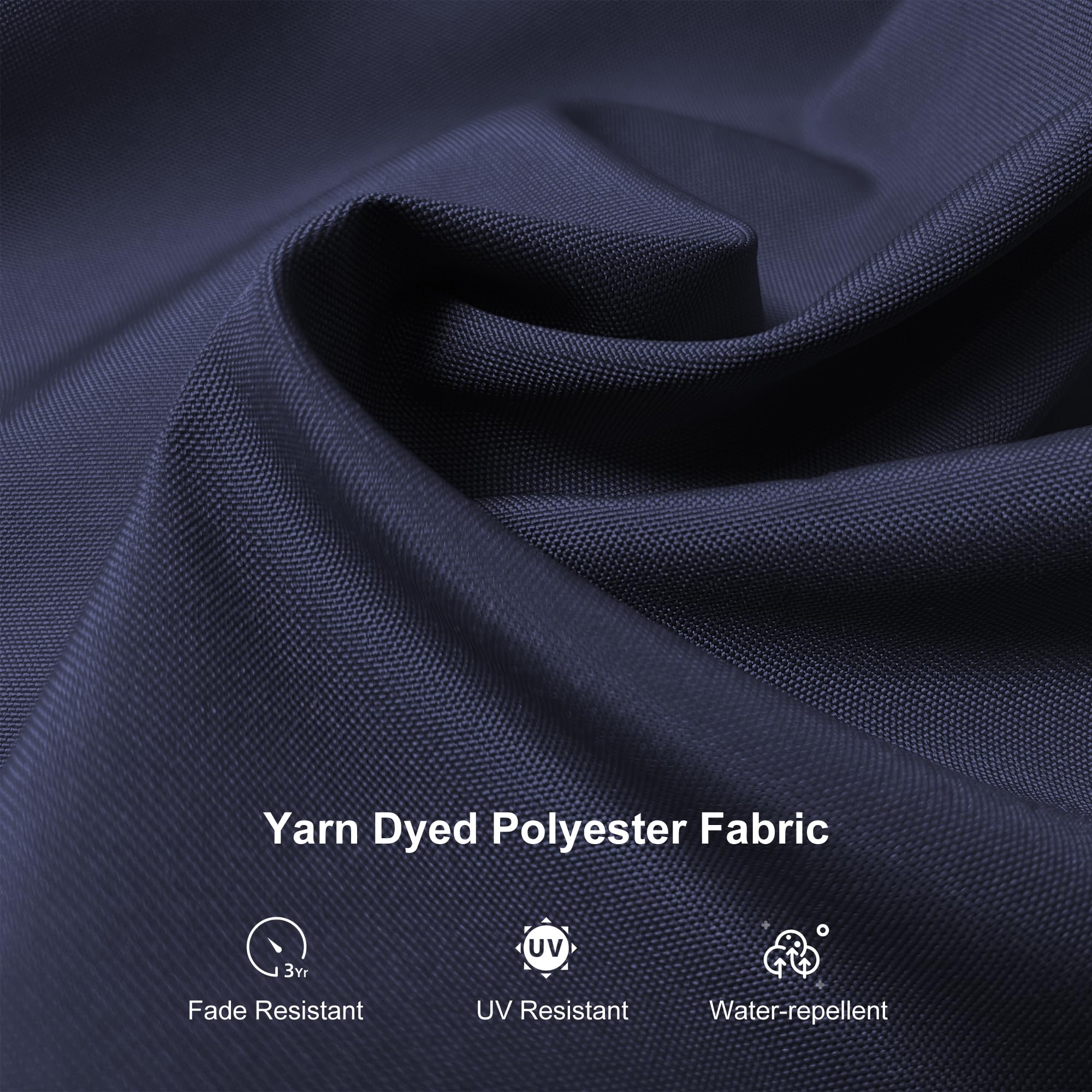 Yarn Dyed Polyester Fabric

- 3yr Fade Resistant
- UV Resistant
- Water-repellent