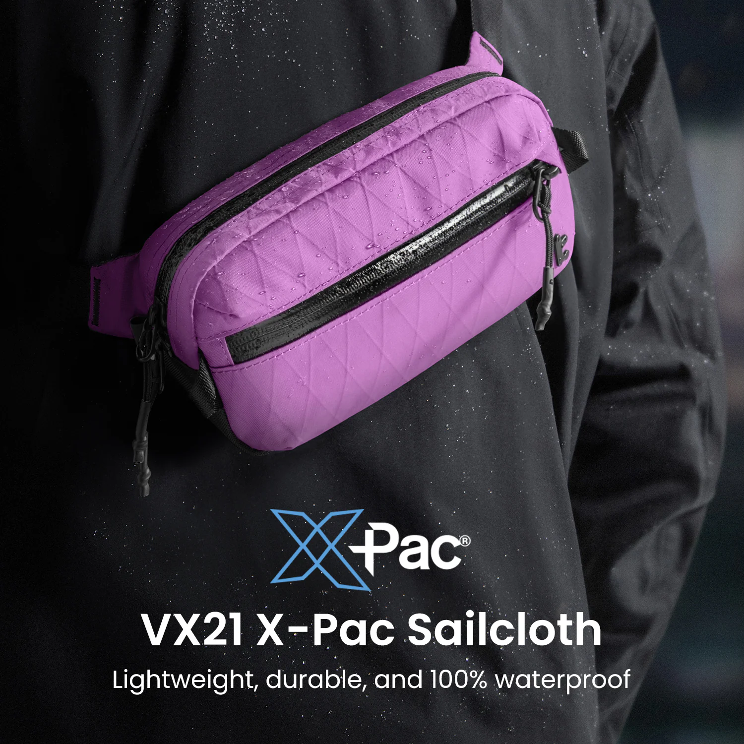 VX21 X-Pac Sailcloth  
Lightweight, durable, and 100% waterproof