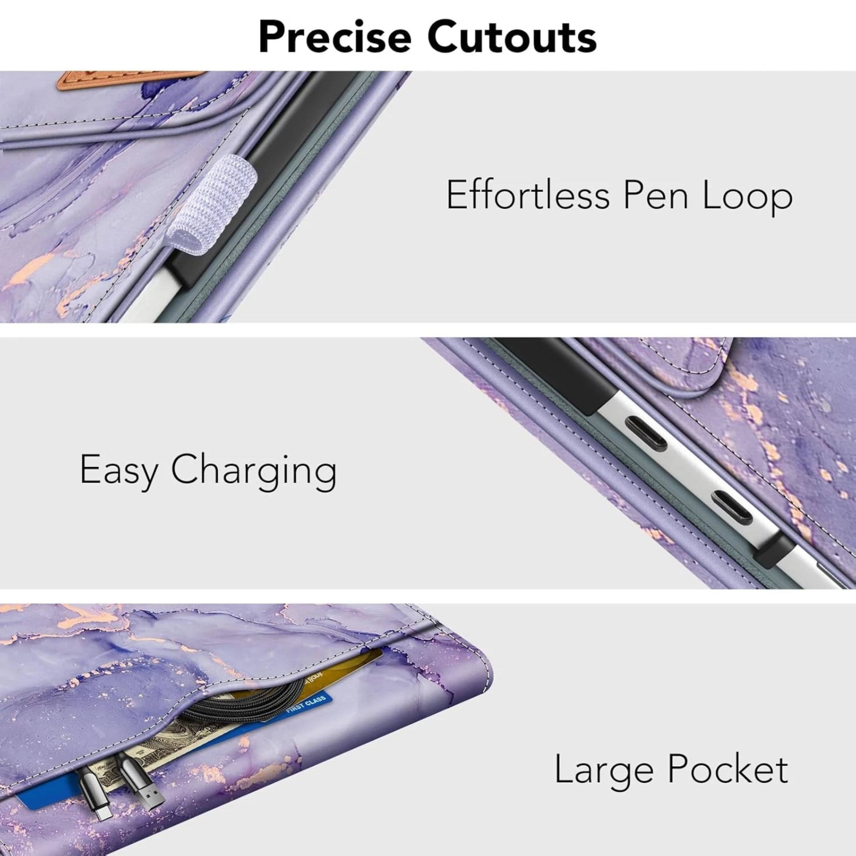 Precise Cutouts  
Effortless Pen Loop  
Easy Charging  
Large Pocket