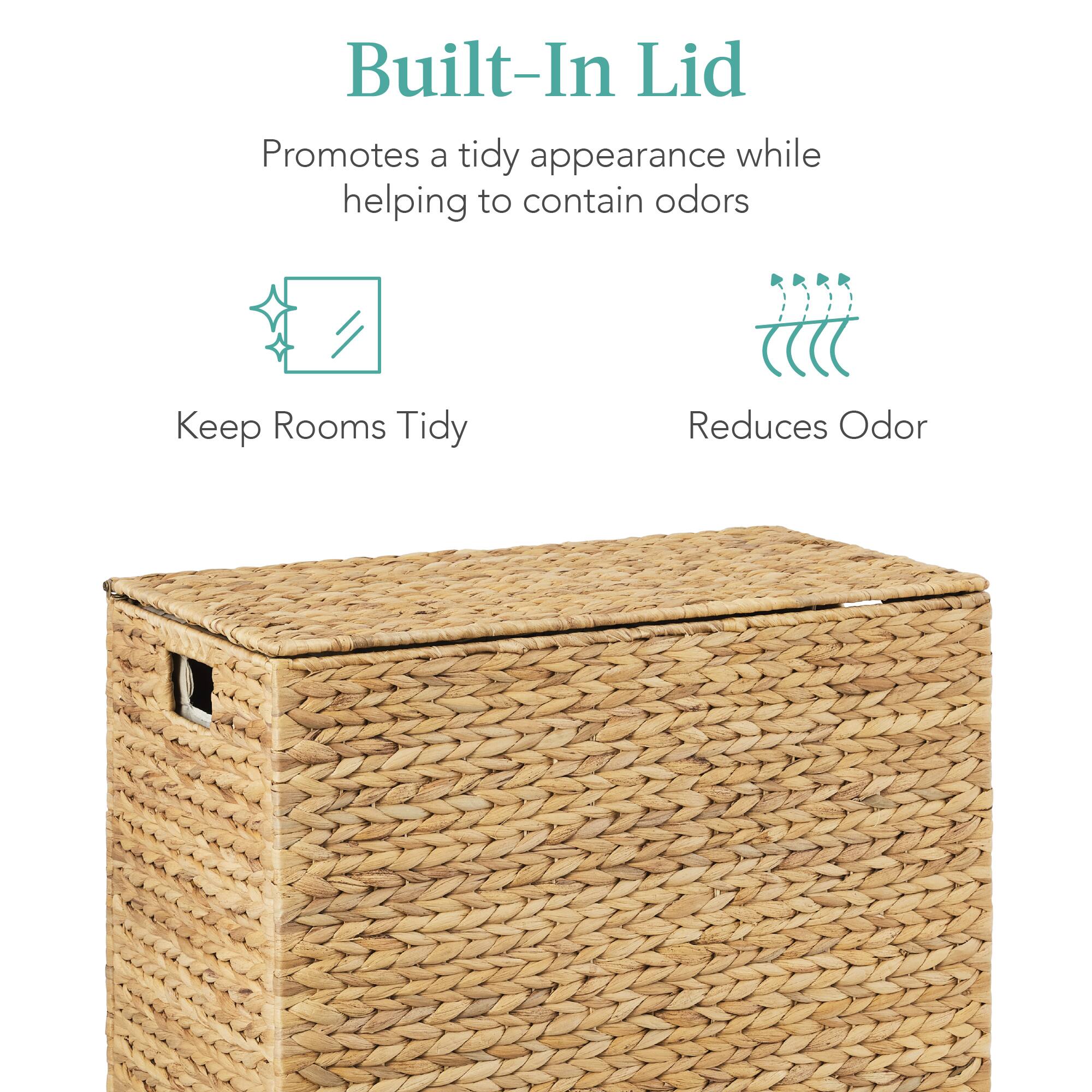 Built-In Lid

Promotes a tidy appearance while helping to contain odors

Keep Rooms Tidy

Reduces Odor