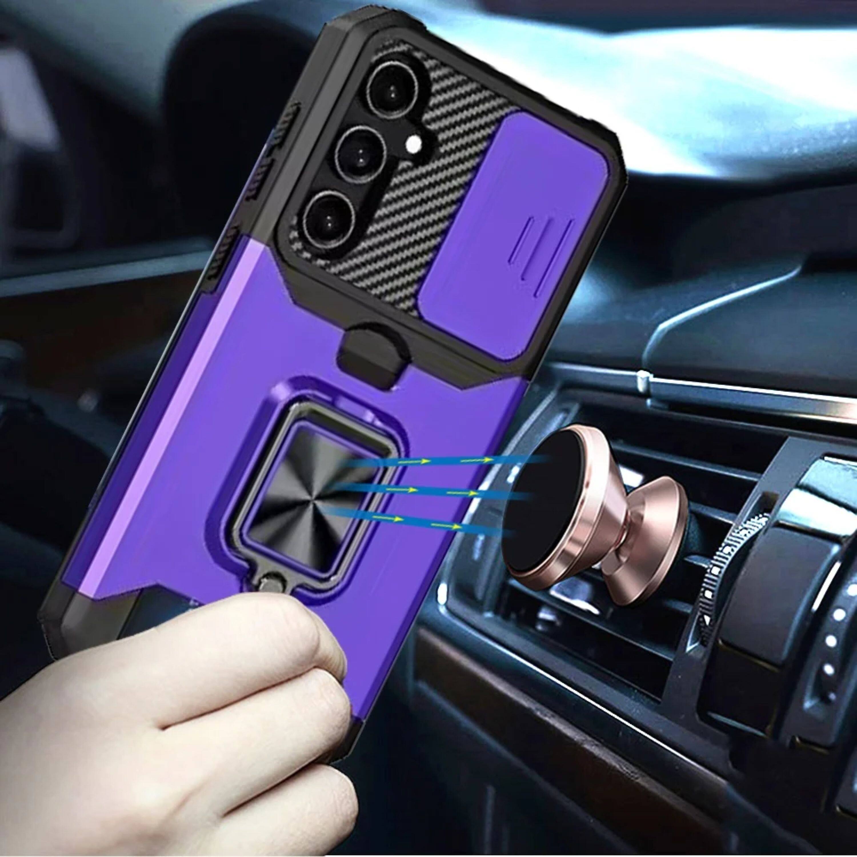 Kitcheniva Multi Use Card Holder with Lens Cover Plus Tempered Glass ...