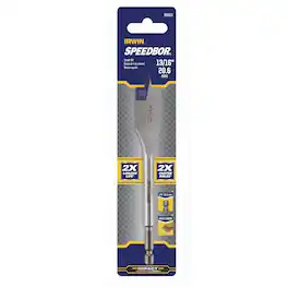 Irwin - Speedbor 13/16 in. X 6 in. L Carbon Steel Wood Boring Bit Hex Shank 1 pc