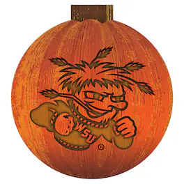 Fan Creations - Wichita State Shockers 12'' Pumpkin Sign - Orange