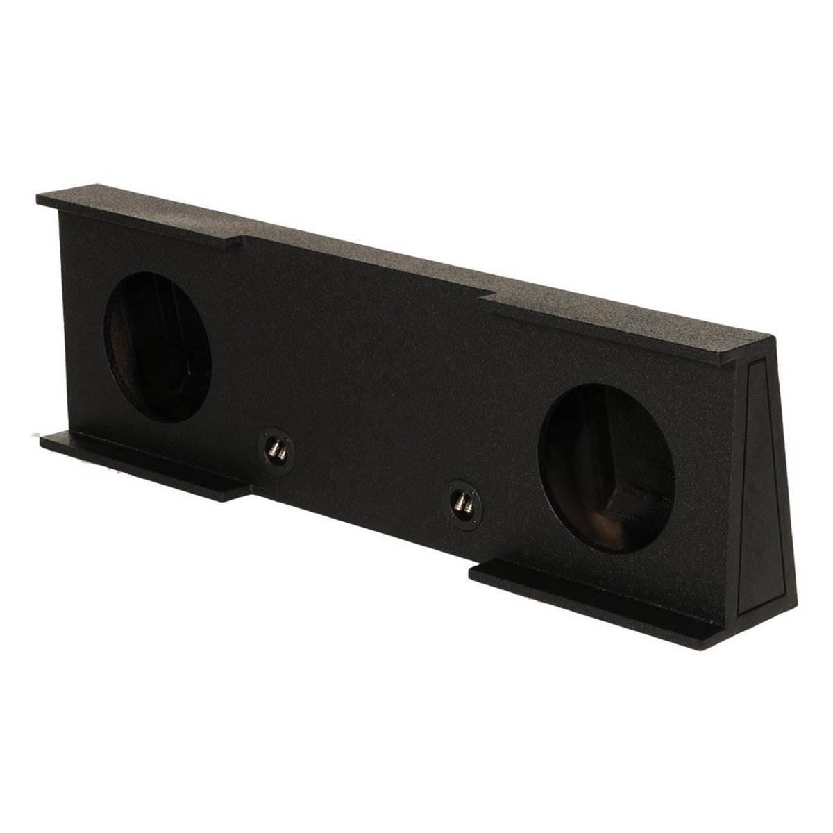 Alt View 2. QPower - QPower Dual 10" Sub Box - Chevy Silverado Crew Cab & GMC Sierra Crew Cab 07-13 - Black.