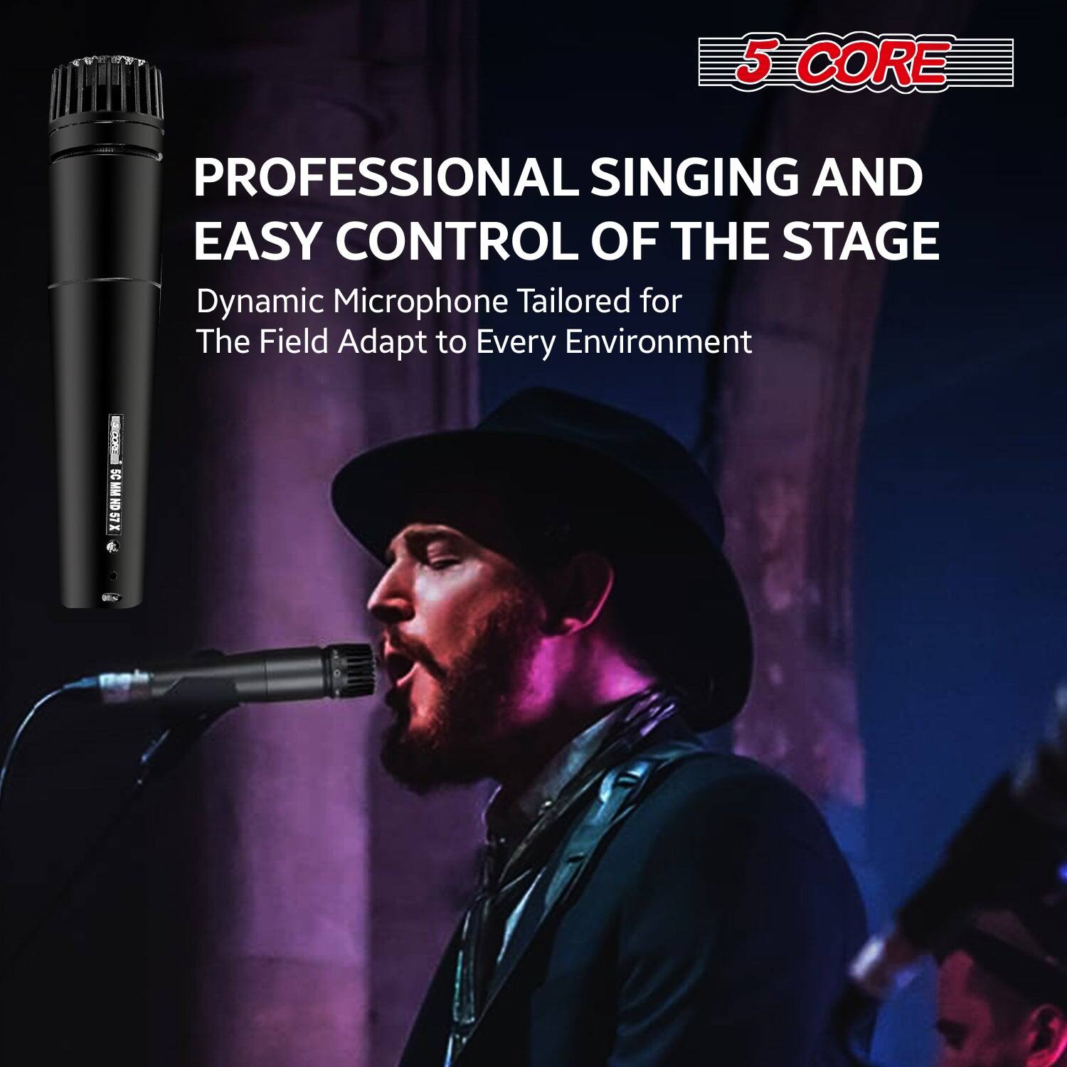 5 CORE PROFESSIONAL SINGING AND EASY CONTROL OF THE STAGE Dynamic Microphone Tailored for The Field Adapt to Every Environment I SC E XESON HN5 8

PROFESSIONAL SINGING AND EASY CONTROL OF THE STAGE
Dynamic Microphone Tailored for The Field Adapt to Every Environment