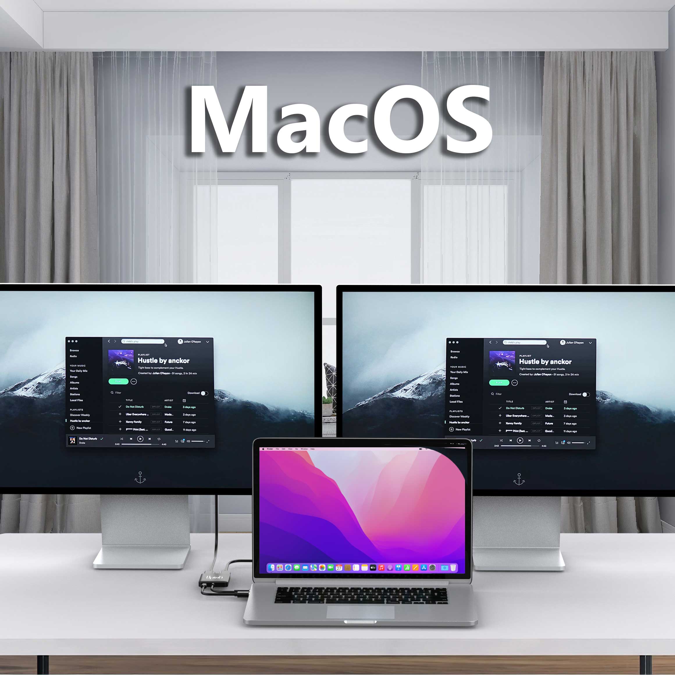 MacOS  
Hustle by anchor