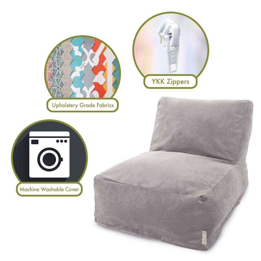 - Upholstery Grade Fabrics
- YKK Zippers
- Machine Washable Cover
