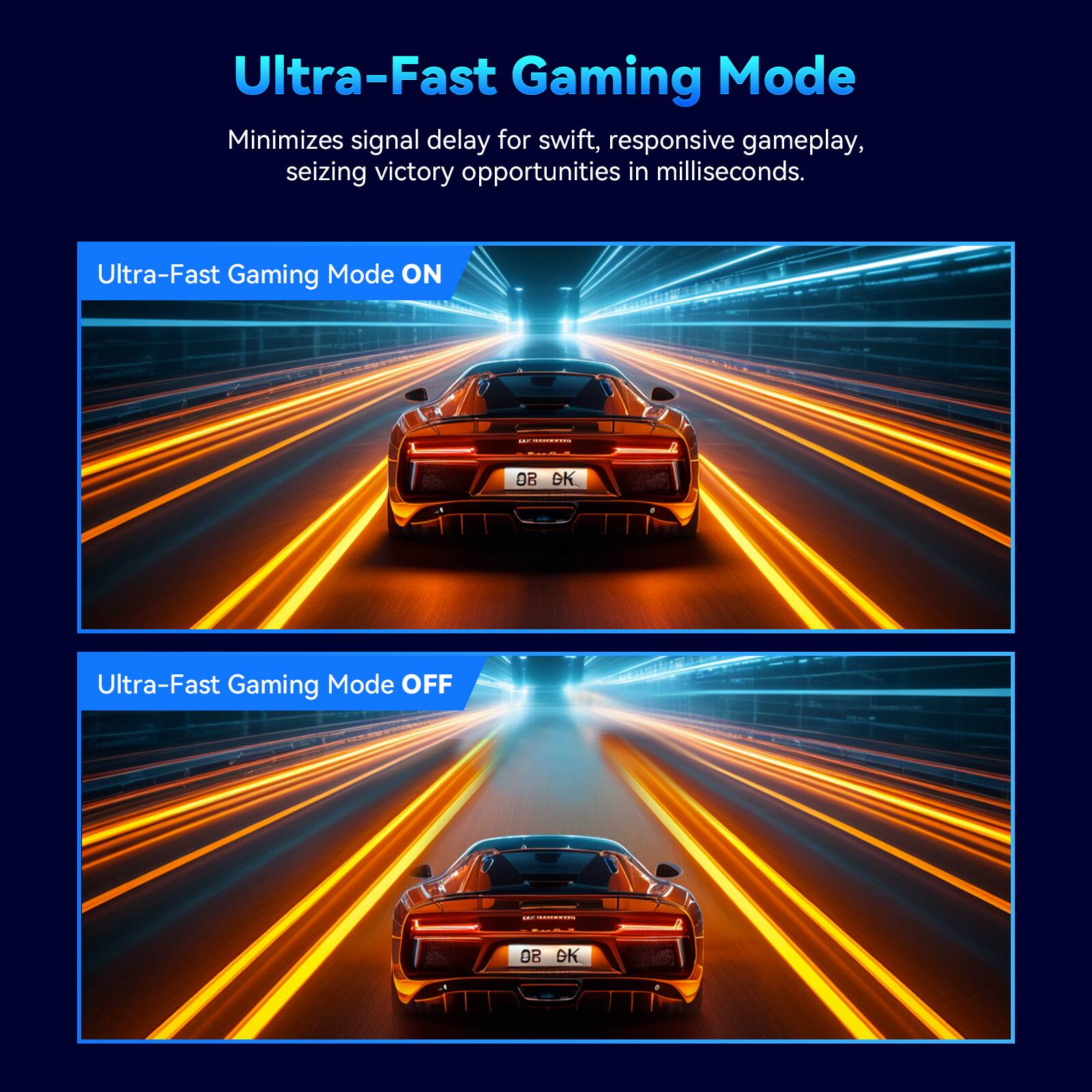 Ultra-Fast Gaming Mode

Minimizes signal delay for swift, responsive gameplay, seizing victory opportunities in milliseconds.

Ultra-Fast Gaming Mode ON

Ultra-Fast Gaming Mode OFF