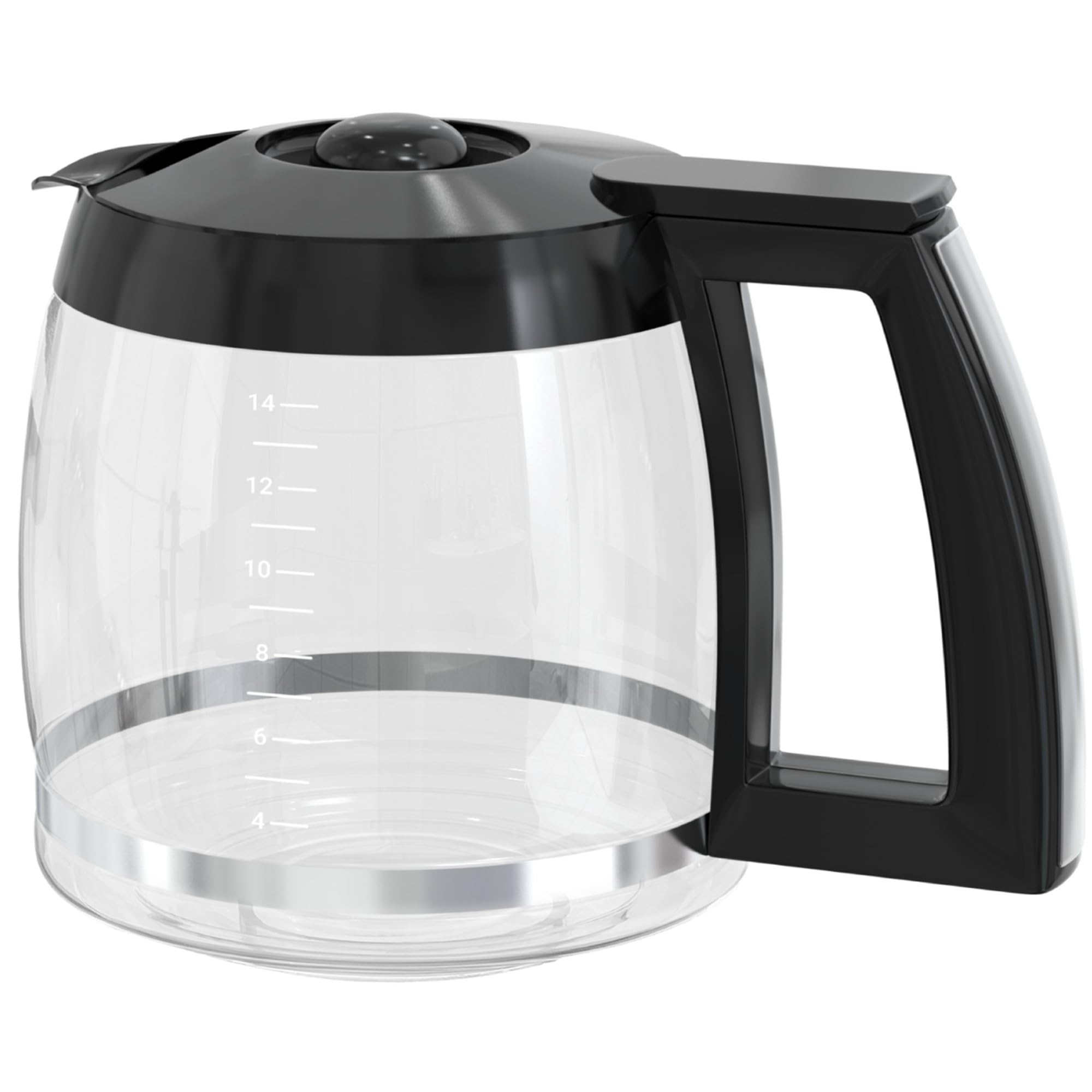 Dapper Styles - 14-cup Replacement Carafe Compatible With Cuisinart Coffeemakers: Dcc-2200 Dcc-2600 Dcc-2800 Dcc-3200 Dcc 3 - Default