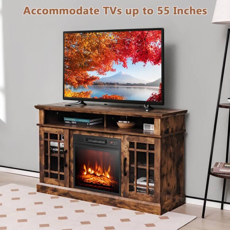 Accommodate TVs up to 55 Inches