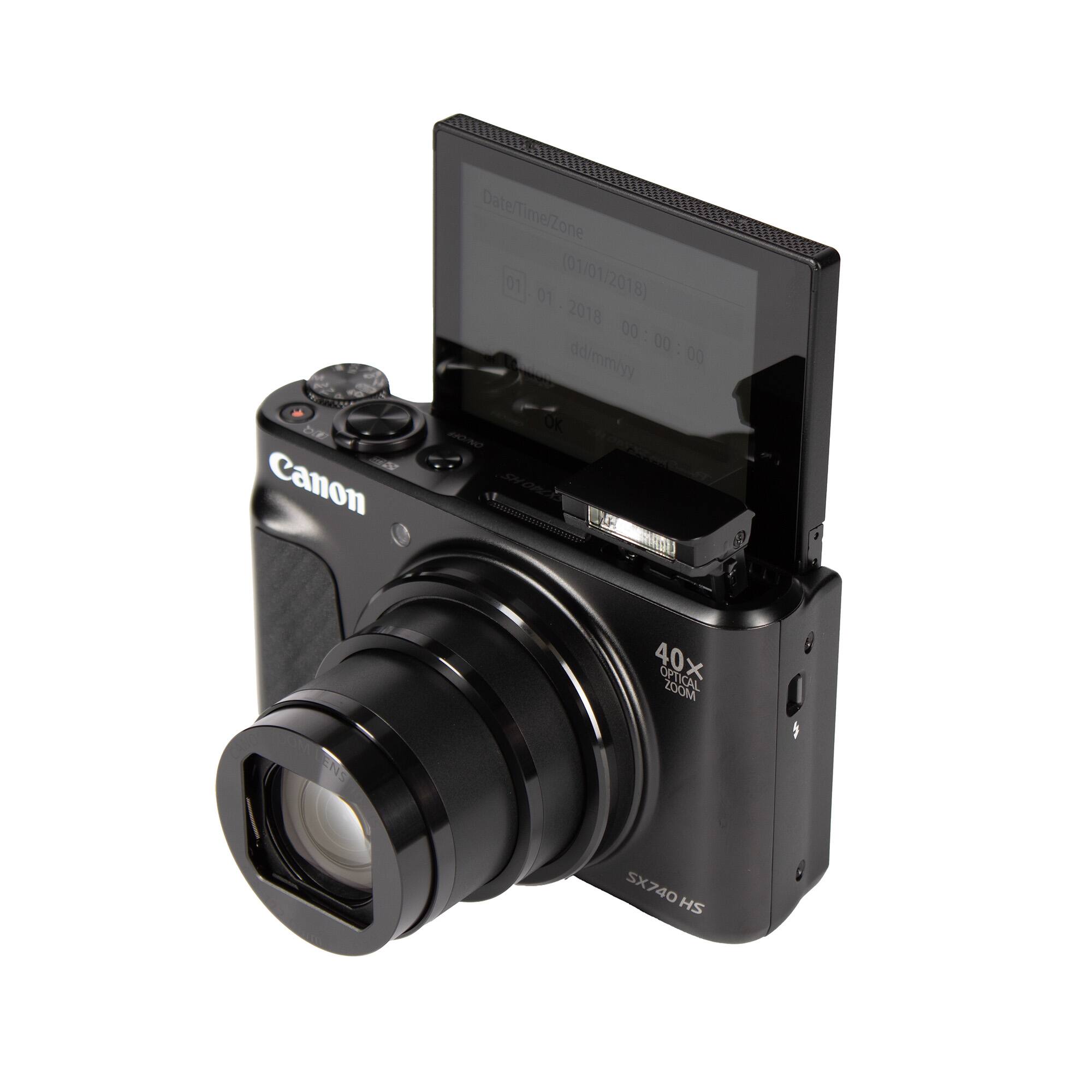 Canon PowerShot SX740 HS Digital Camera (Black) (2955C001) + 64GB