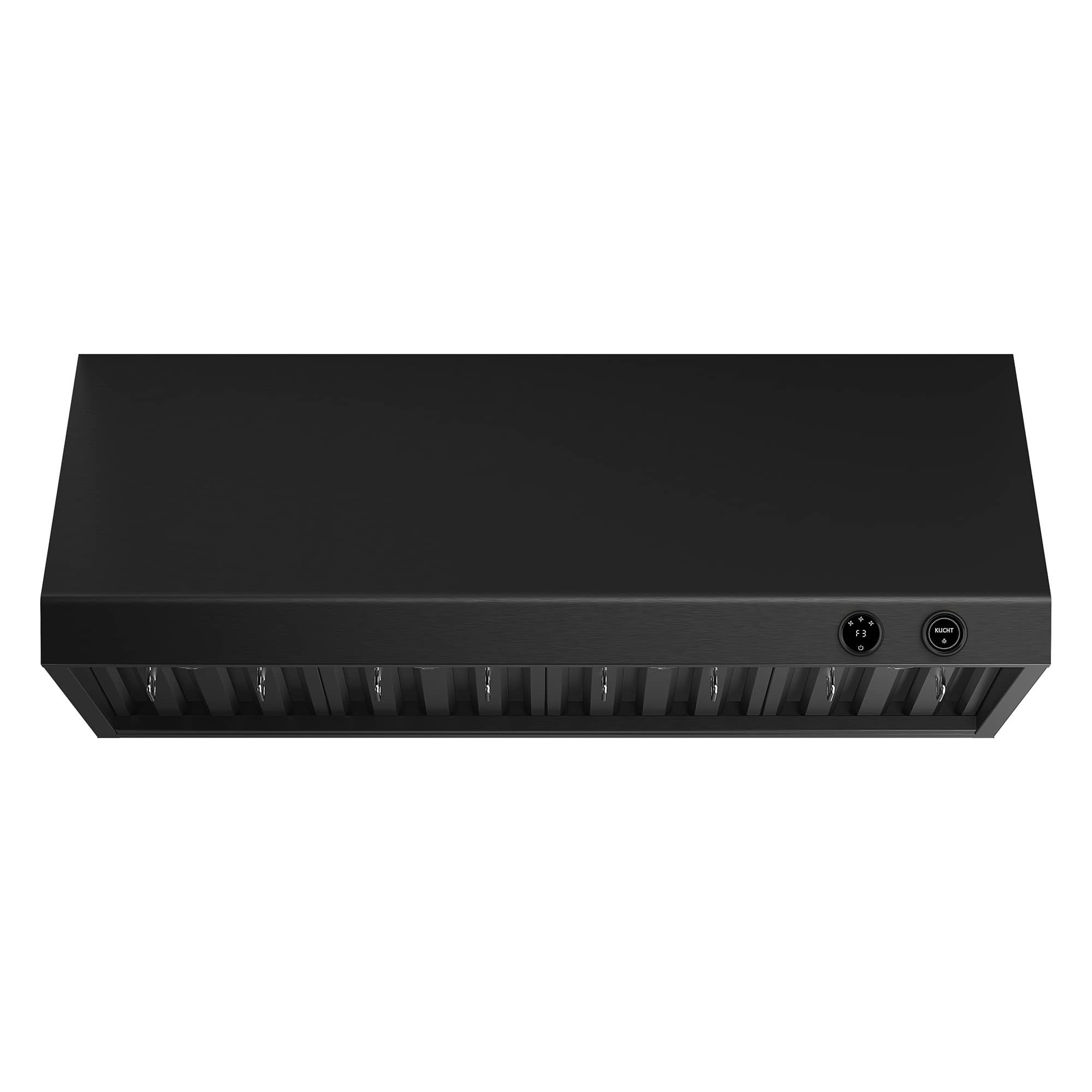 Kucht - 48 inches - Externally Vented - Under cabinet Range Hood - Dark Stainless Steel