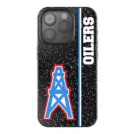 Keyscaper - Gridiron Classic Teams - Houston Oilers Gridiron Classics iPhone Bling Case - 14 - Black