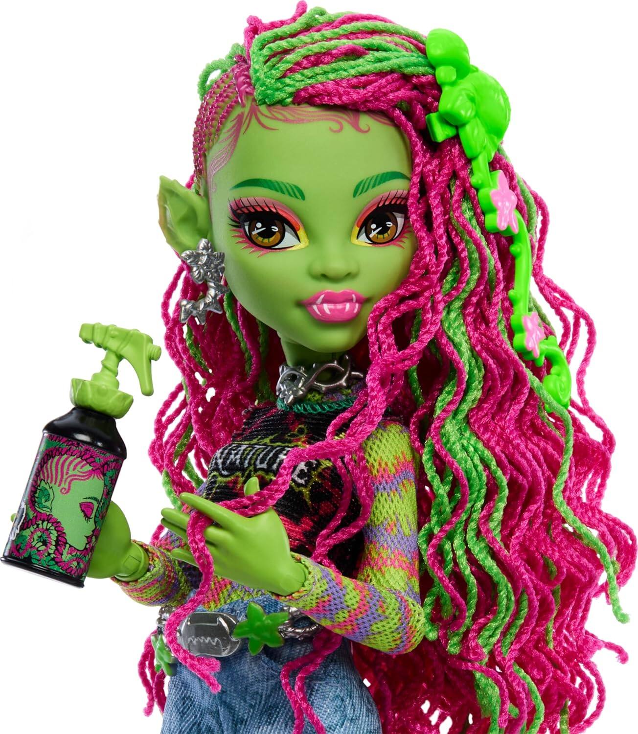 Alt View 5. Mattel - Mattel - Monster High Venus McFlytrap Fashion Doll with Pet   - COLLECTIBLES - Multicolor.
