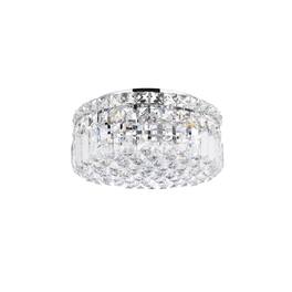 Elegant Lighting - Maxime 4 light Flush Mount Clear Royal Cut Crystal - Chrome