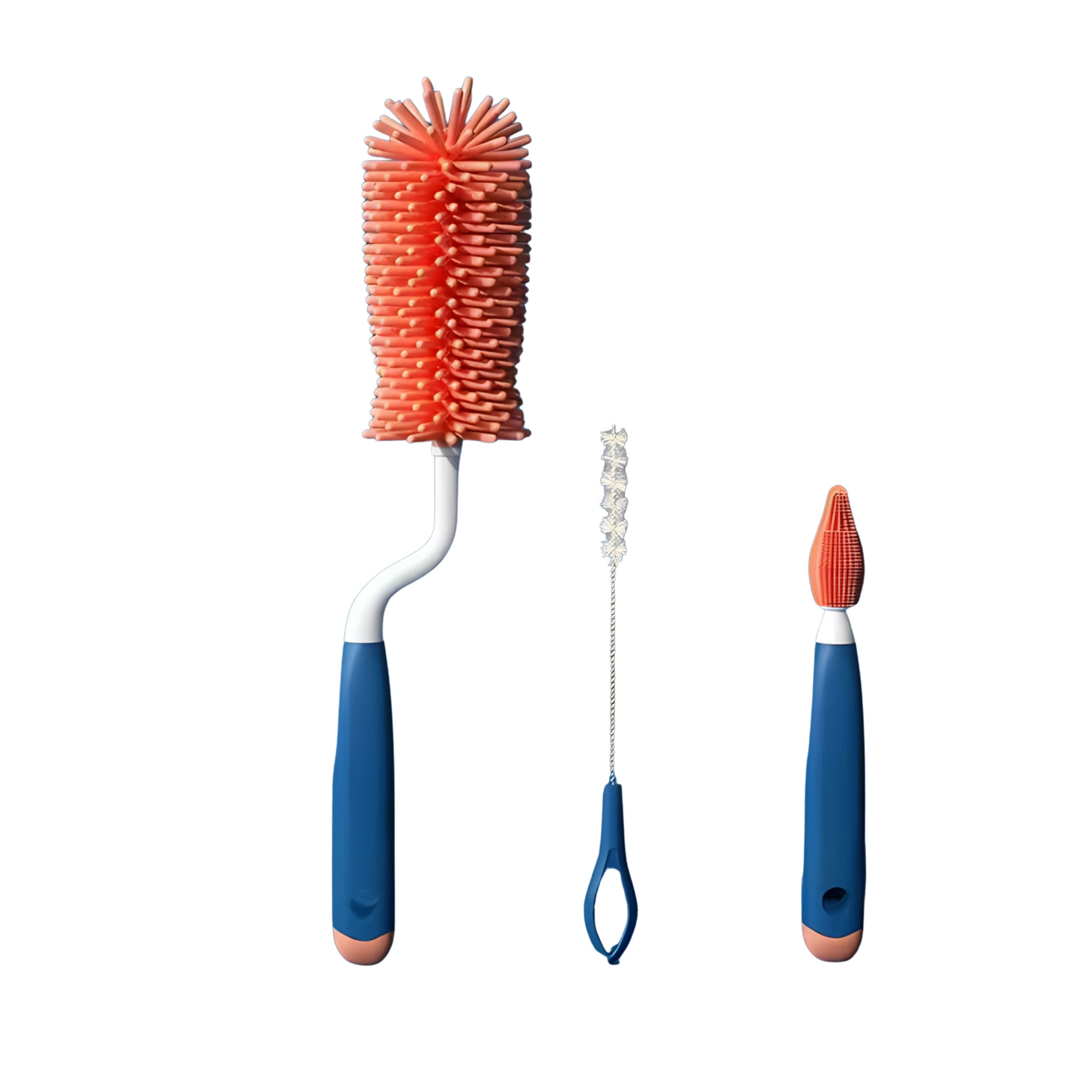 Kitcheniva - Curved Silicone Bottle Brush 3 Pcs Set price history on PriceWatchPro