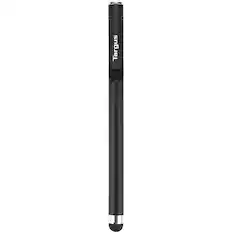 Front. Targus - Targus Antimicrobial Smooth Gliding Standard Stylus - Capacitive Touchscreen Type Supported - Black - Smartphone, Tablet - Black.