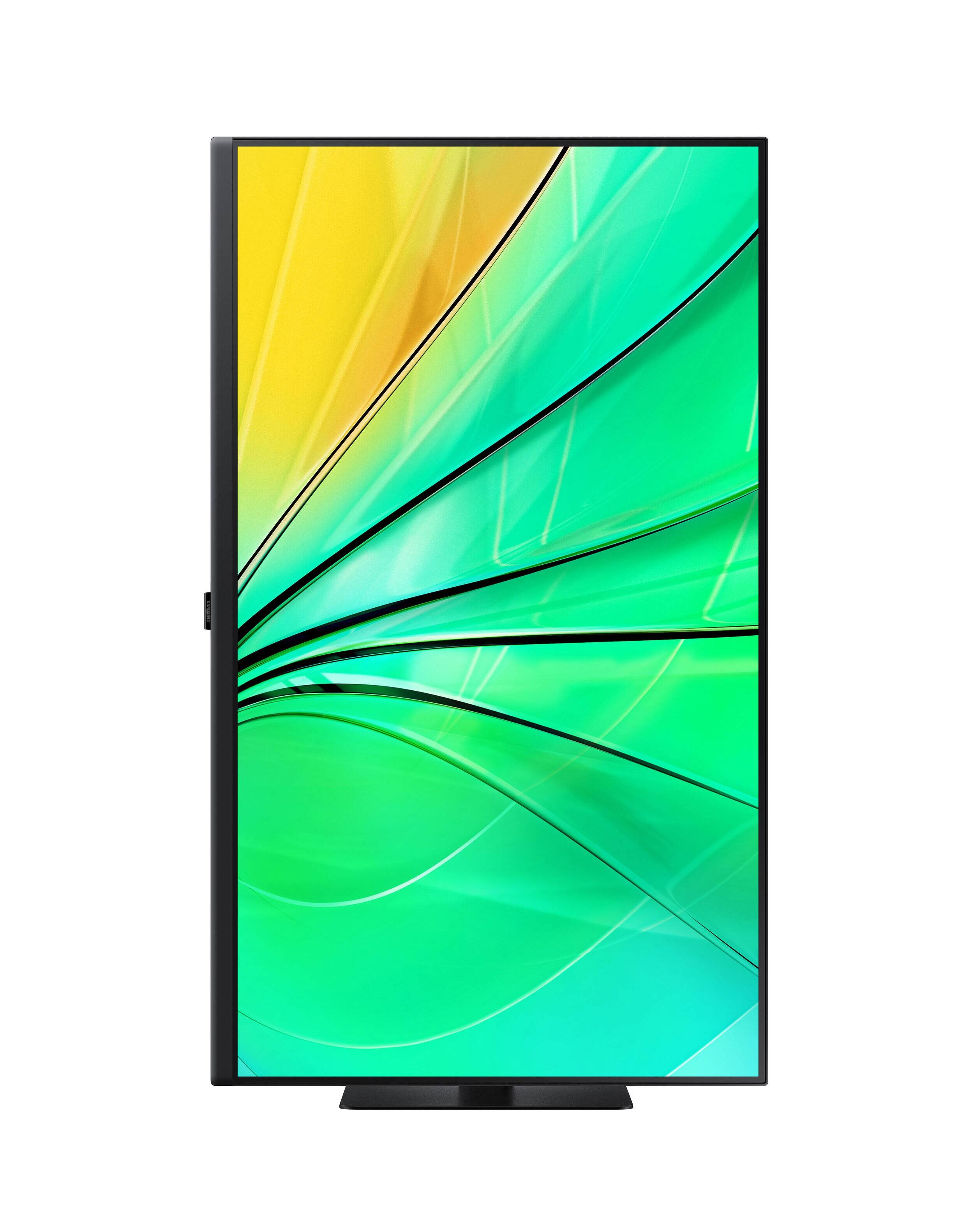 Left. Samsung - Samsung ViewFinity 32" S6 (S60D) QHD HR10 High Resolution Monitor with Easy Setup Stand (USB Hub, HDMI, DisplayPort) - Black.