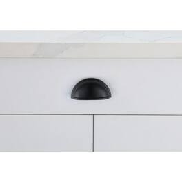 Elegant Decor - Atticus 3" Center to Center Cup Bar Pull Multipack (set of 10) - Matte Black