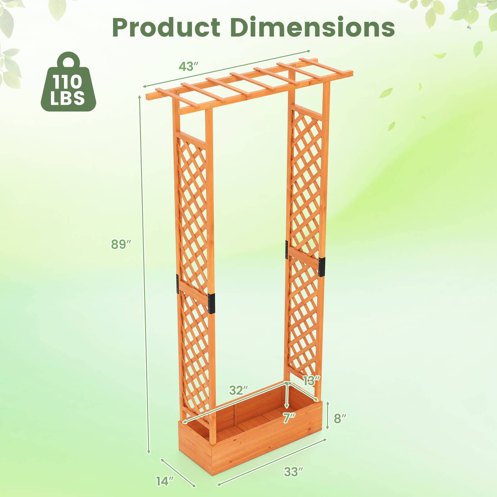 Product Dimensions: 110 LBS, 43", 89", 32", 13", 7", 8", 14", 33"