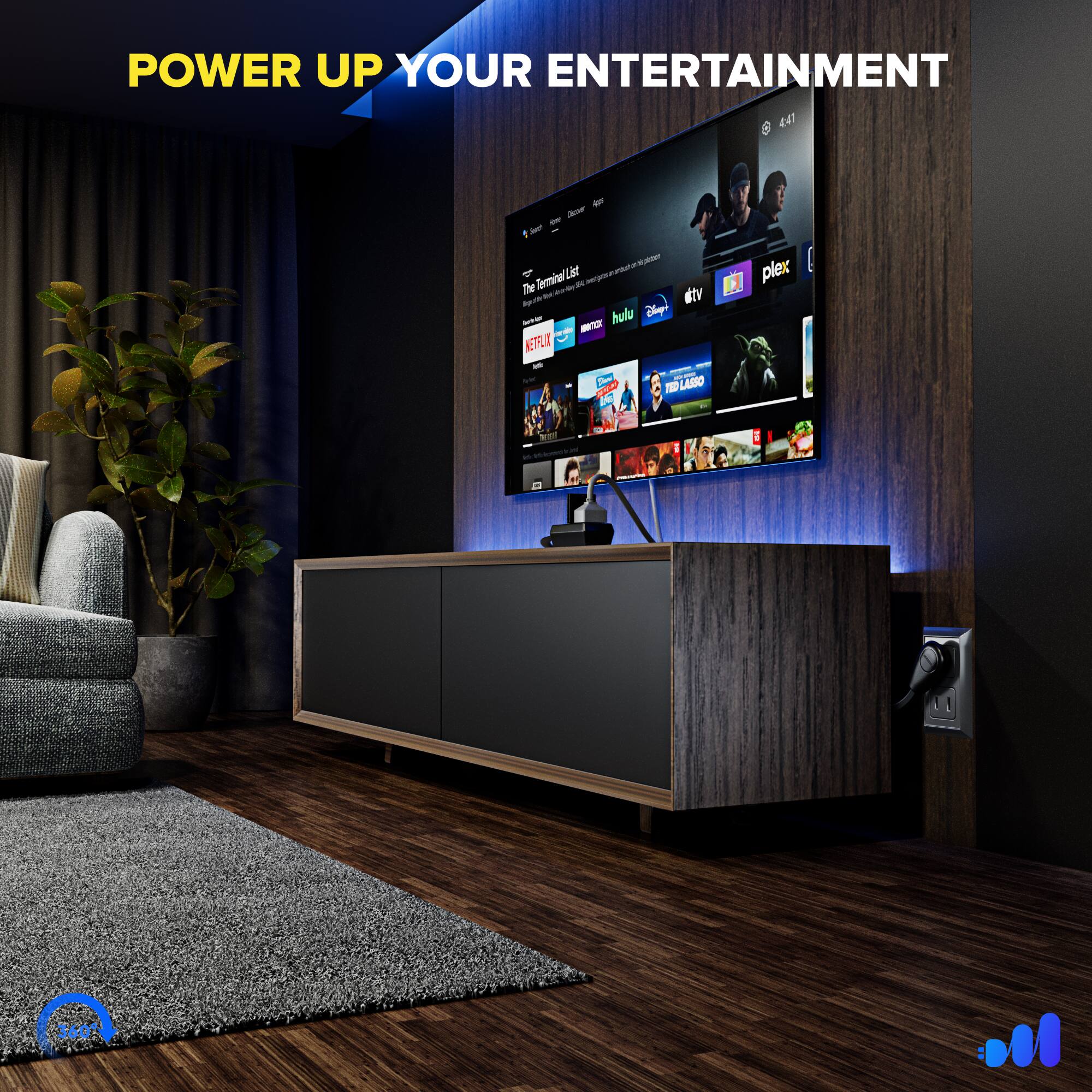 POWER UP YOUR ENTERTAINMENT a 447 - - - 1 - e - 1ir m plex Semmial p The - - - d diy D i hulo 2lqp - - KETRAX I - - LABSO T D 360